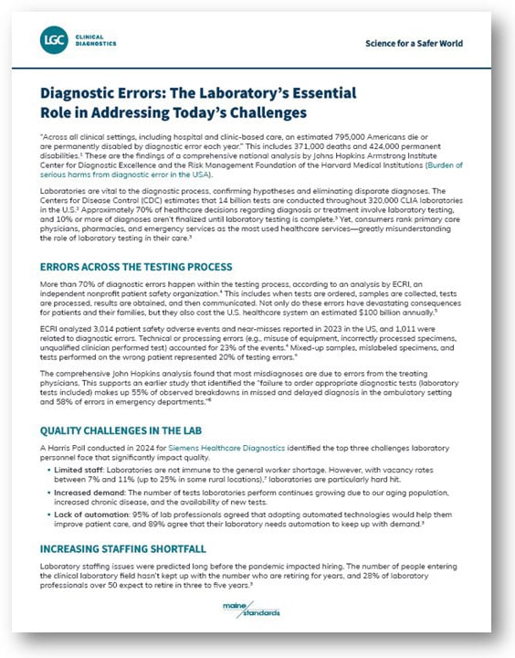 Diagnostic Errors White Paper (MKT-01129 Rev. 1)