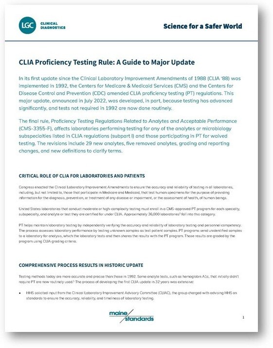 CLIA Updates 2024 White Paper Image